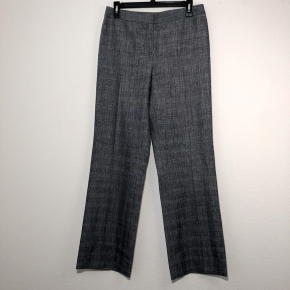 Lafayette 148 High Waist Blue Gray Light Wool Menswear Inspired Pants size 4 - Picture 2 of 9